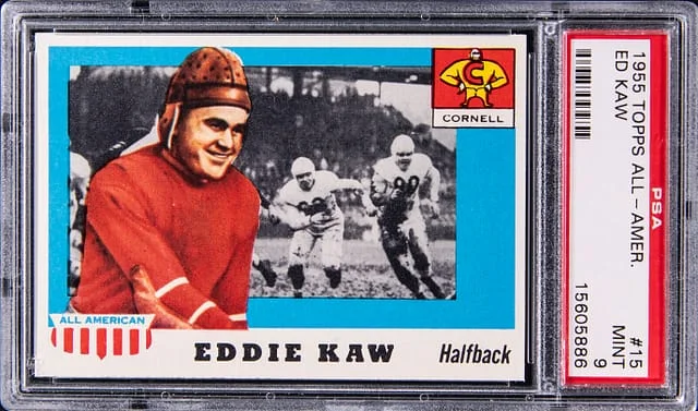 1955 Topps Ed Kaw All-American #15 card image