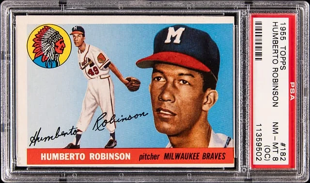 1955 Topps Humberto Robinson #182 card image