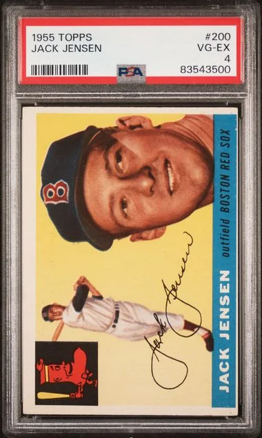 1955 Topps Jack Jensen #200 card image