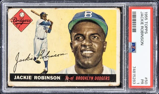 1955 Topps Jackie Robinson #50 card image