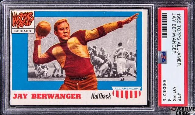 1955 Topps Jay Berwanger All-American #78 card image