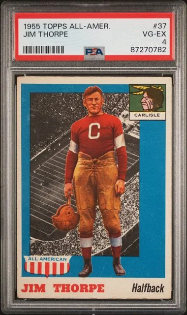 1955 Topps Jim Thorpe All-Amer. #37 card image
