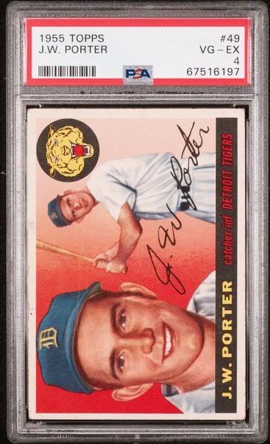 1955 Topps J.W. Porter #49 card image