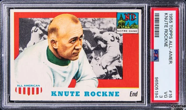 1955 Topps Knute Rockne All-Amer. #16 card image