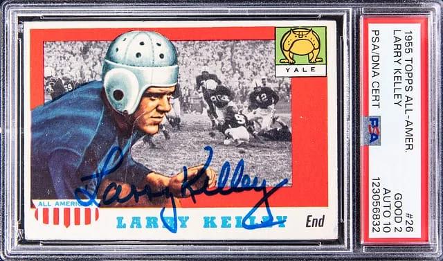 1955 Topps Larry Kelley All-American #26 card image