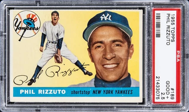1955 Topps Philk Rizzuto #189 card image