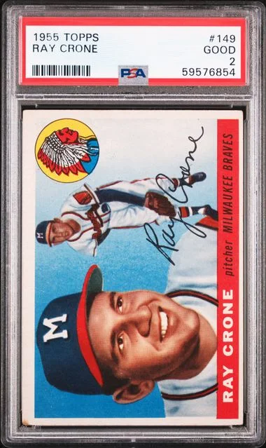 1955 Topps Ray Crone #149 card image