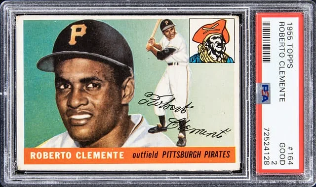 1955 Topps Roberto Clemente #164 card image
