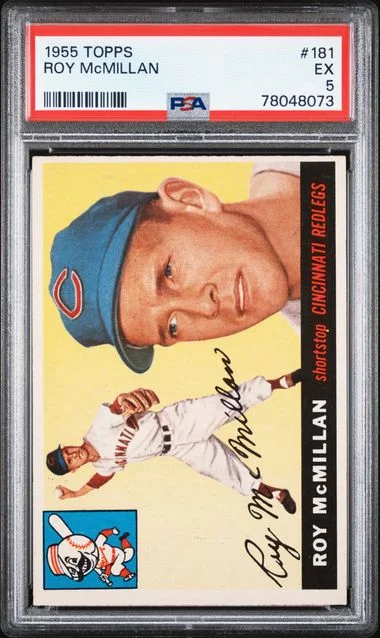 1955 Topps Roy Mcmillan #181 card image