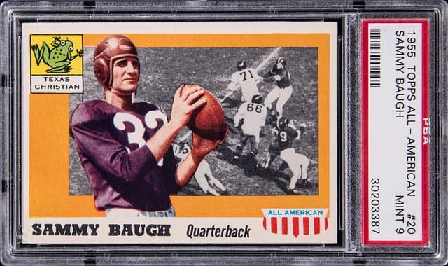 1955 Topps Sammy Baugh All-American #20 card image