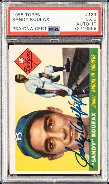 1955 Topps Sandy Koufax #123 card image
