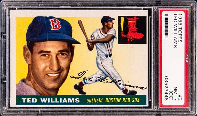 1955 Topps Ted Williams #2 card image