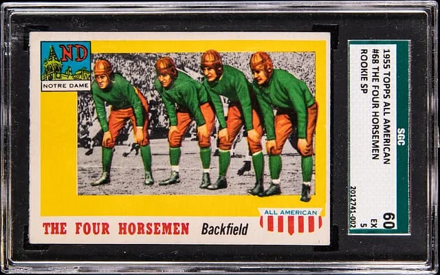 1955 Topps The Four Horsemen SP All-American #68 card image