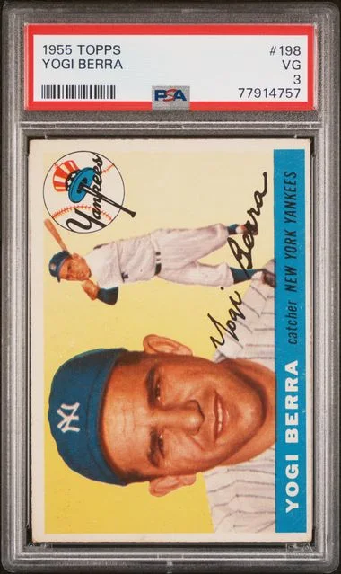 1955 Topps Yogi Berra #198 card image