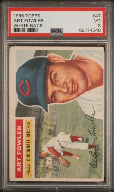 1956 Topps Art Fowler #47 card image
