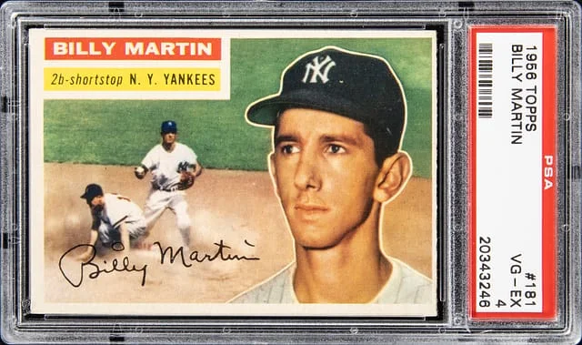 1956 Topps Billy Martin #181 card image