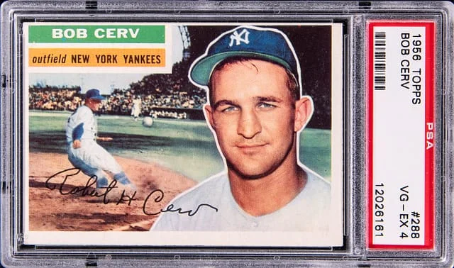 1956 Topps Bob Cerv #288 card image