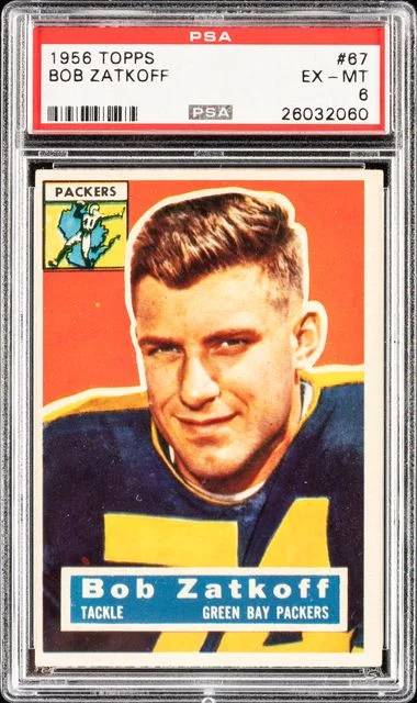 1956 Topps Bob Zatkoff #67 card image