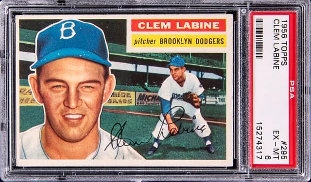 1956 Topps Clem Labine #295 card image