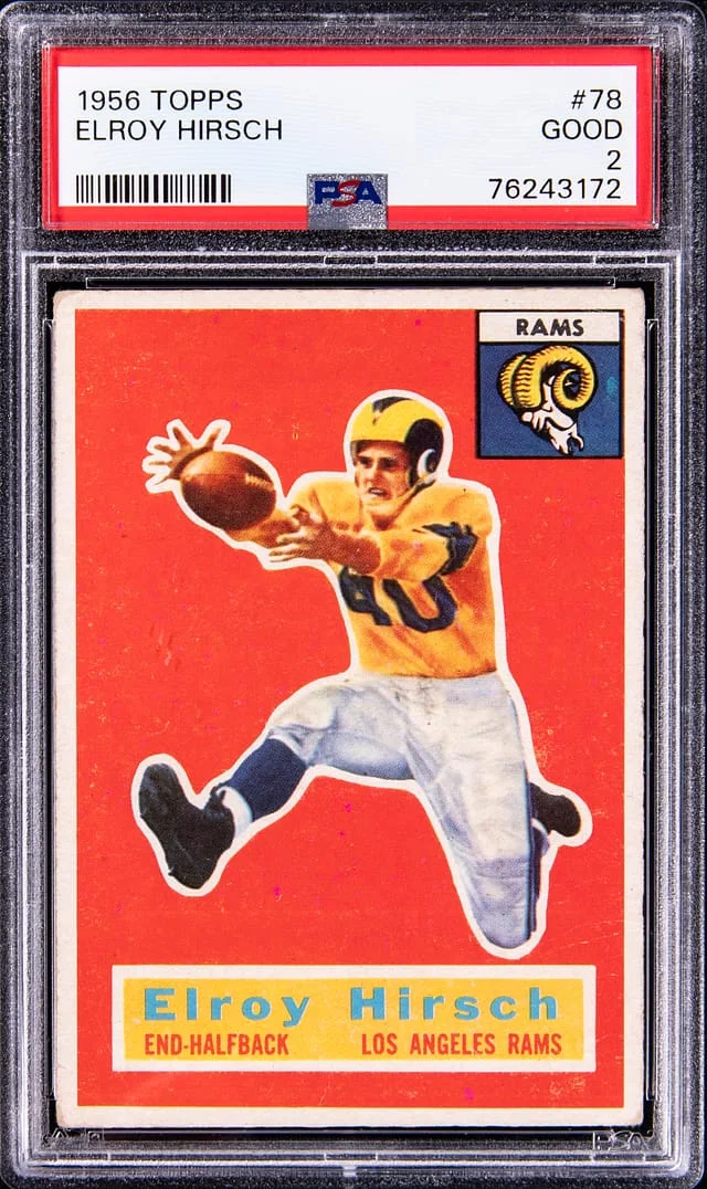 1956 Topps Elroy Hirsch #78 card image