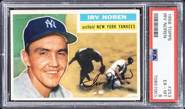 1956 Topps Irv Noren #253 card image