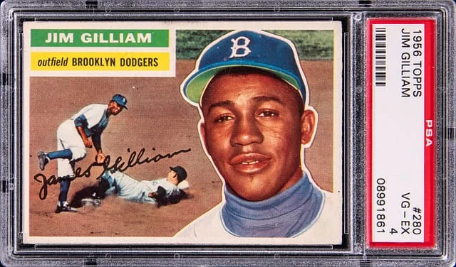 1956 Topps Jim Gilliam #280 card image