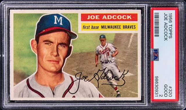 1956 Topps Joe Adcock #320 card image
