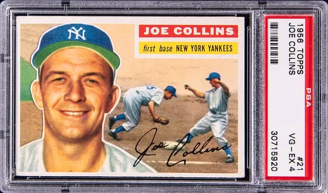 1956 Topps Joe Collins #21 card image