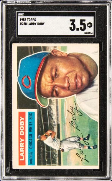 1956 Topps Larry Doby #250 card image