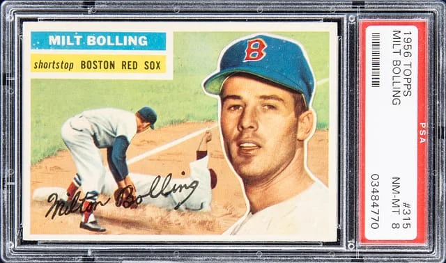 1956 Topps Milt Bolling #315 card image