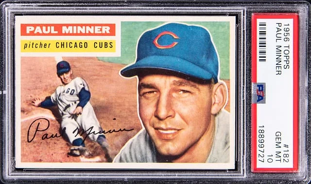 1956 Topps Paul Minner #182 card image