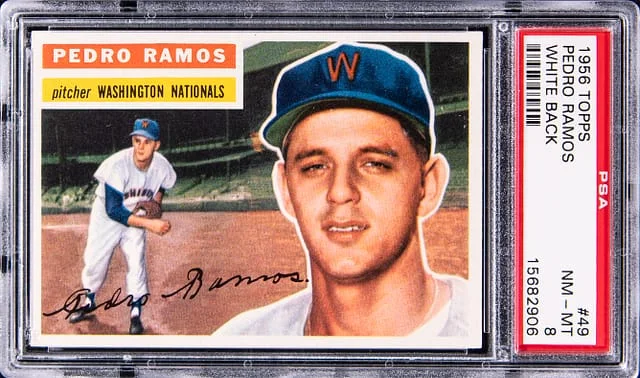 1956 Topps Pedro Ramos #49 card image