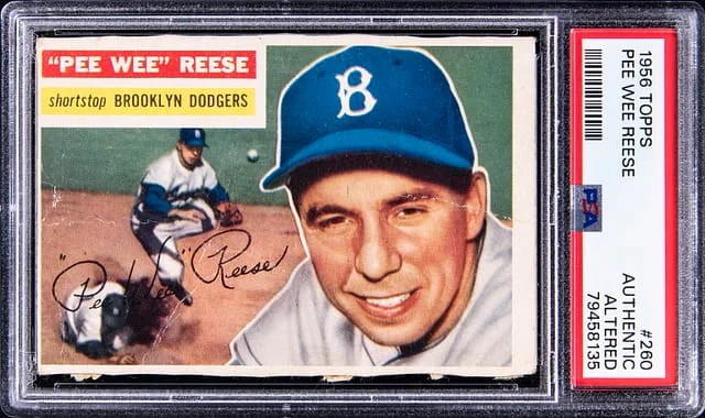 1956 Topps "Pee Wee" Reese #260 card image