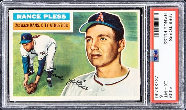 1956 Topps Rance Pless #339 card image