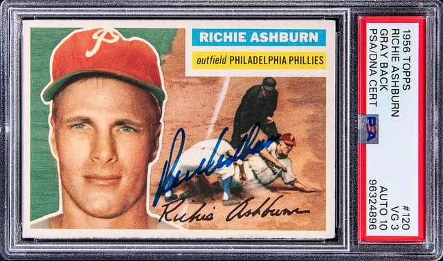 1956 Topps Richie Ashburn #120 card image