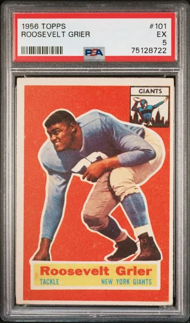 1956 Topps Roosevelt Grier #101 card image