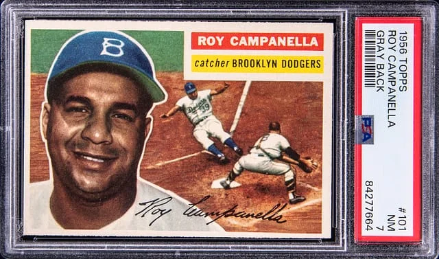 1956 Topps Roy Campanella,Gray Back #101 card image