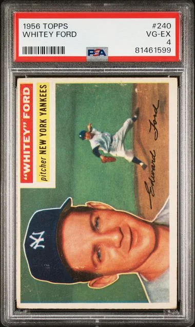 1956 Topps Whitey Ford #240 card image
