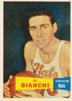 1957-58 Topps Al Bianchi #59 card image