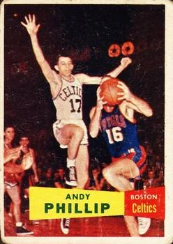 1957-58 Topps Andy Phillip #75 card image