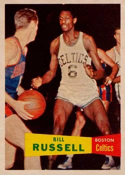 1957-58 Topps Bill Russell #77 card image