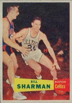 1957-58 Topps Bill Sharman #5 card image