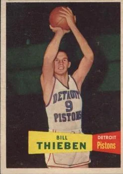 1957-58 Topps Bill Thieben #20 card image