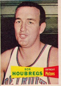 1957-58 Topps Bob Houbregs #56 card image
