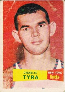 1957-58 Topps Charlie Tyra #68 card image