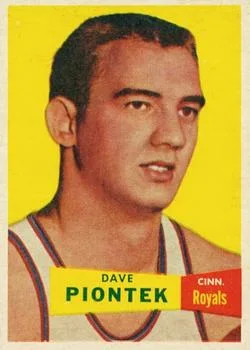 1957-58 Topps Dave Piontek #31 card image