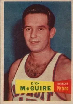 1957-58 Topps Dick McGuire #16 card image
