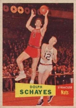 1957-58 Topps Dolph Schayes #13 card image