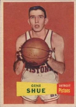 1957-58 Topps Gene Shue #26 card image