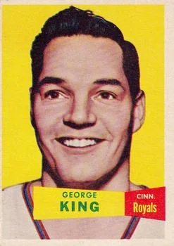 1957-58 Topps George King #6 card image